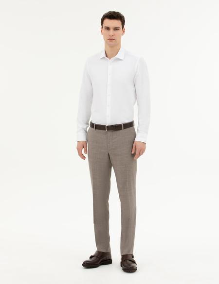 Beyaz Slim Fit Uzun Kollu Gömlek - 50282961002