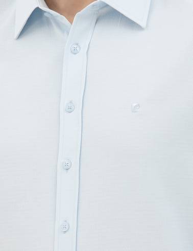 Açık Mavi Slim Fit Uzun Kollu Gömlek
