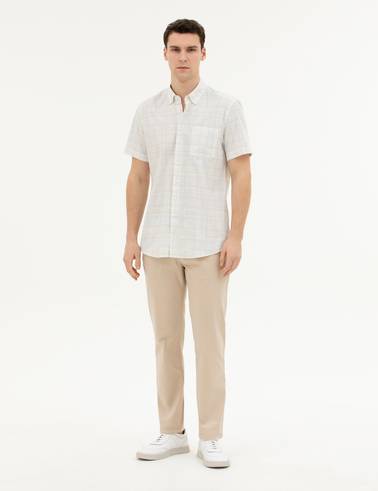 Taş Regular Fit Kısa Kollu Gömlek
