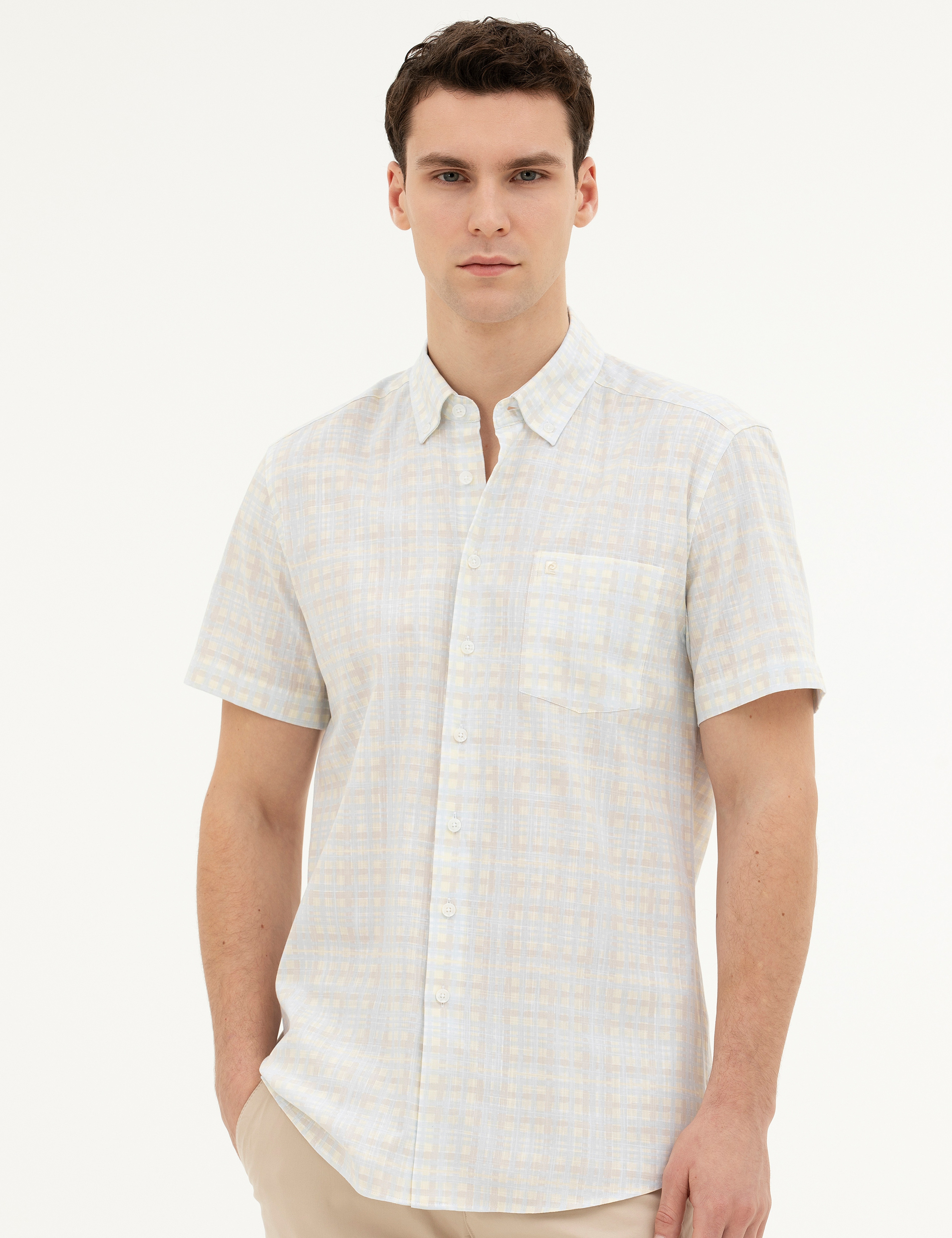 Taş Regular Fit Kısa Kollu Gömlek - Image 3
