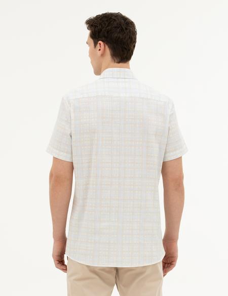 Taş Regular Fit Kısa Kollu Gömlek - 50284924009