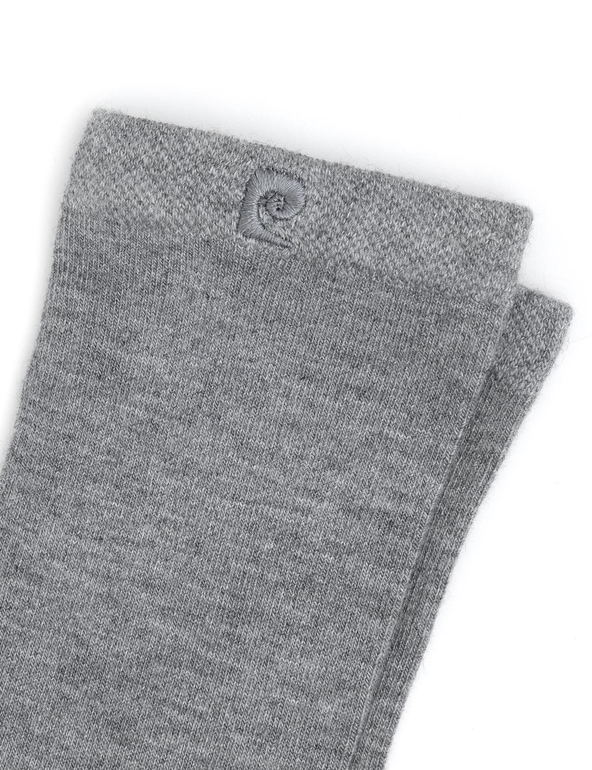 Kadın Gri Soket Çorap - 50287844006