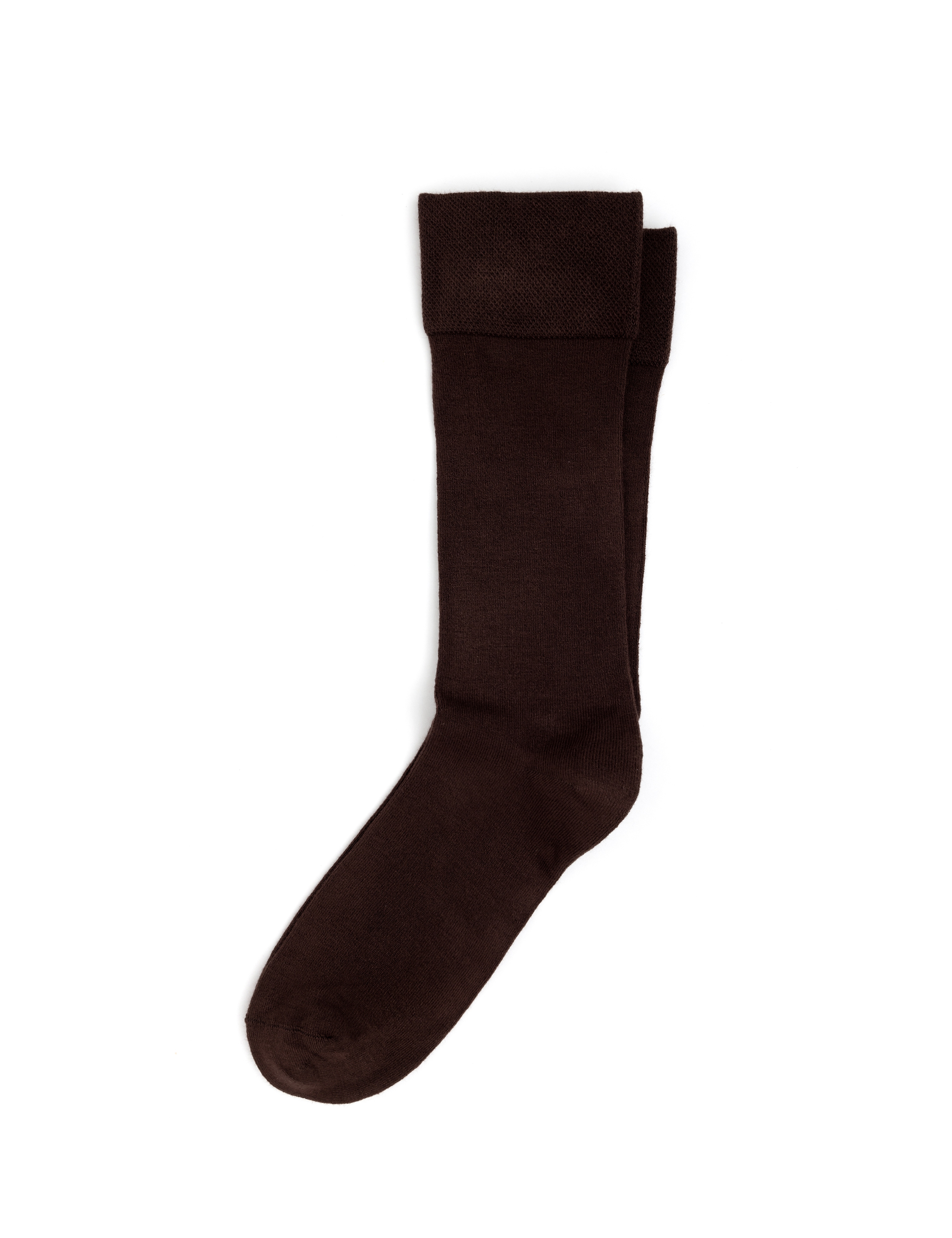 Erkek Bambu Karışımlı Kahverengi Soket Basic Çorap