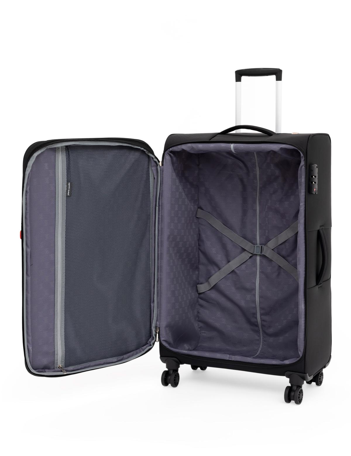 Siyah Büyük Boy Kumaş Valiz - 50293596001