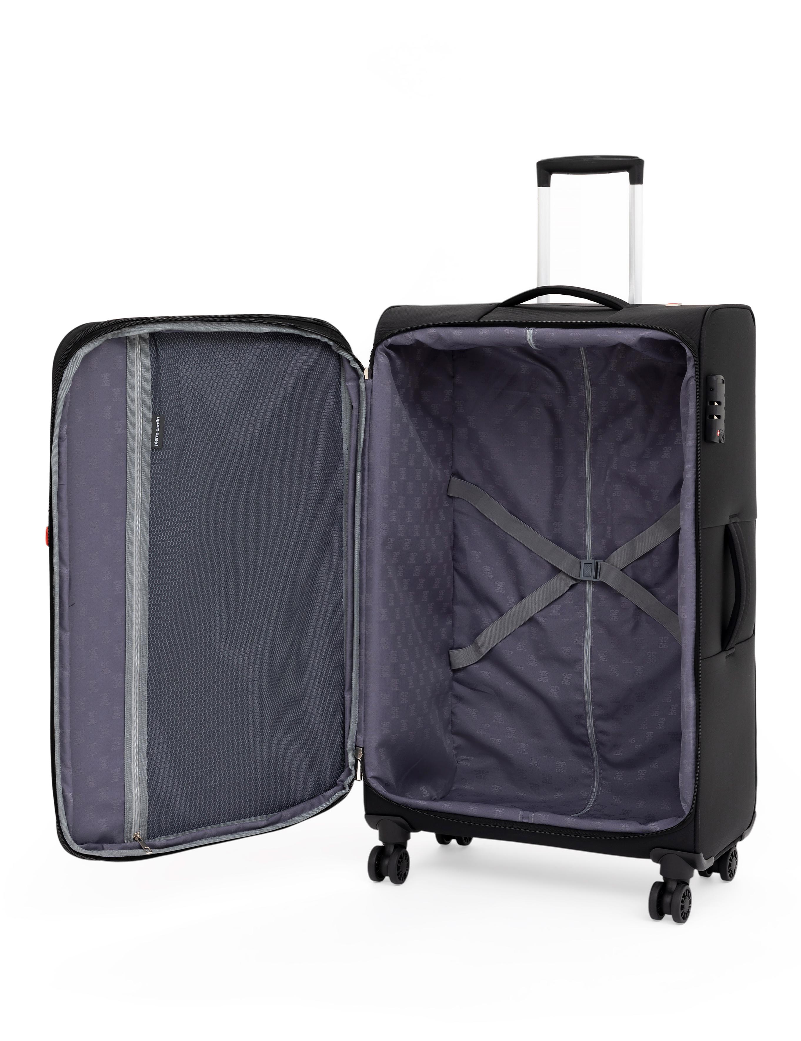 Siyah Büyük Boy Kumaş Valiz