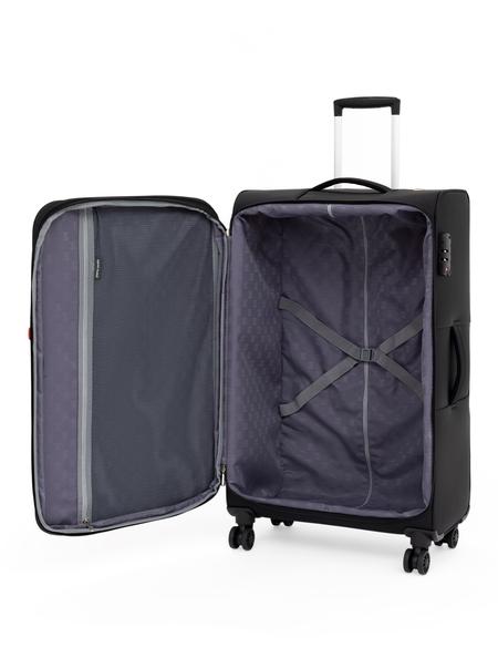 Siyah Büyük Boy Kumaş Valiz - 50293596001