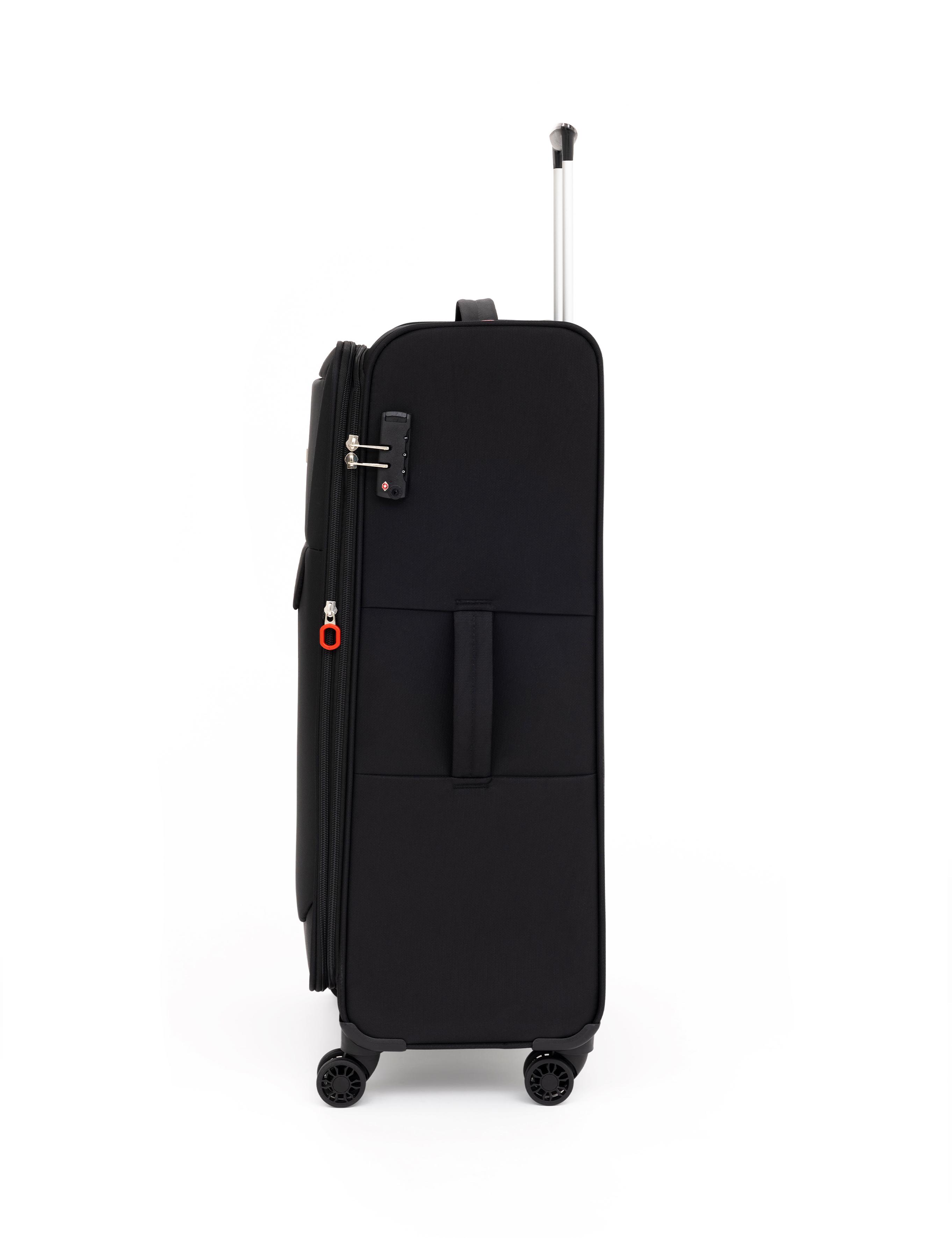 Siyah Büyük Boy Kumaş Valiz