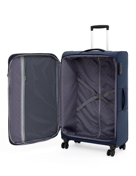 Lacivert Büyük Boy Kumaş Valiz - 50293596002