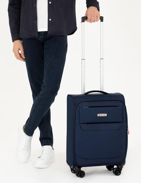 Lacivert Kabin Boy Kumaş Valiz - 50293597002