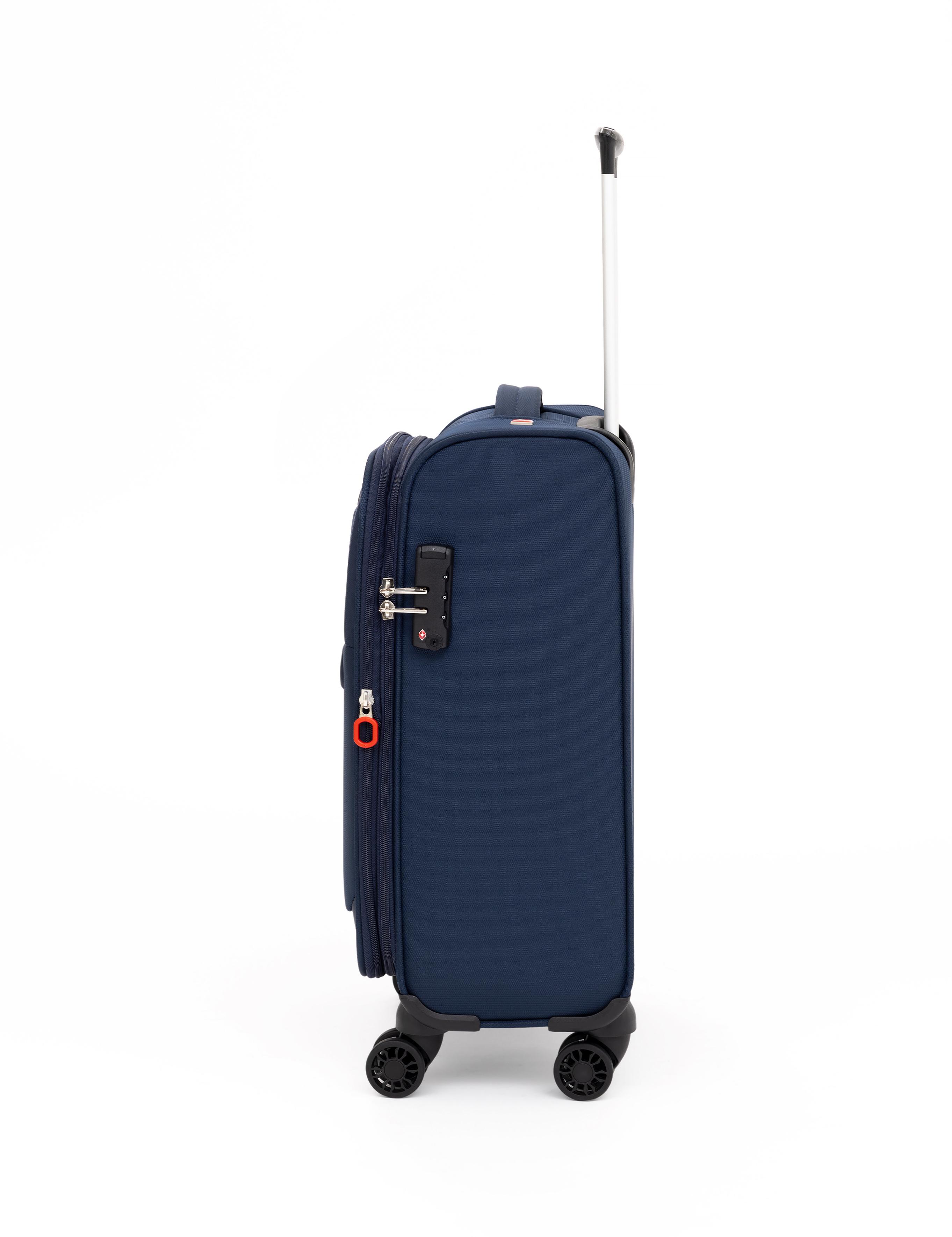 Lacivert Kabin Boy Kumaş Valiz