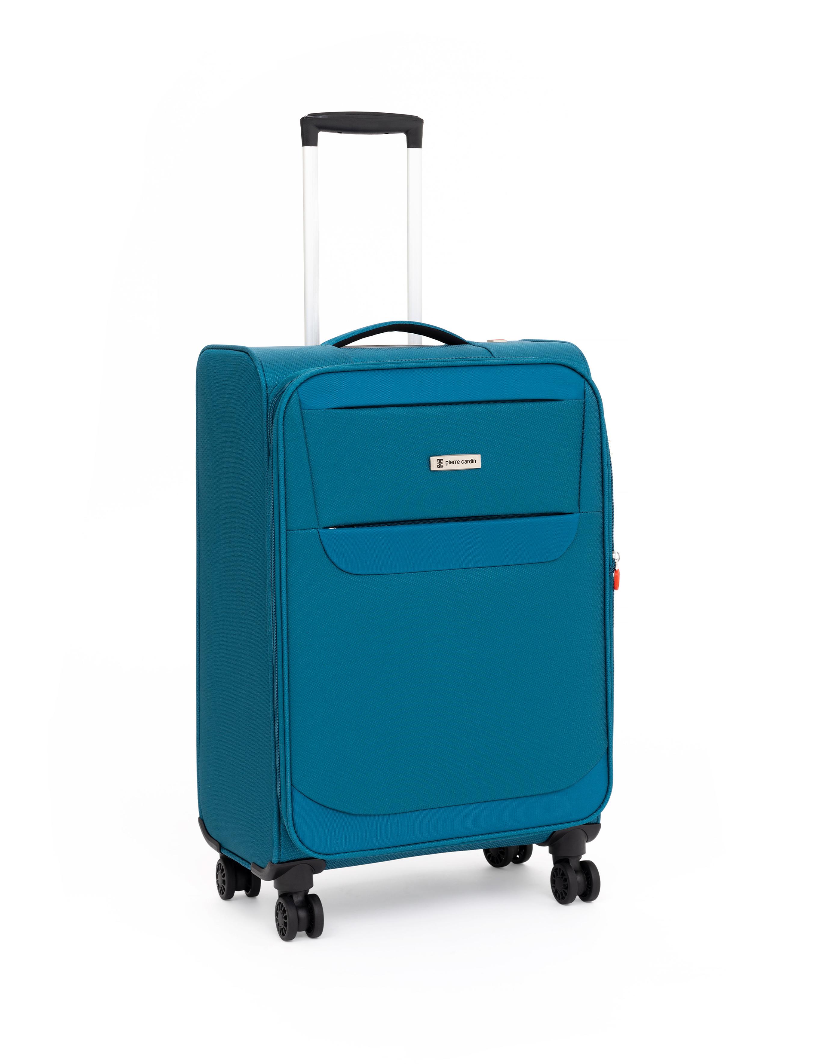 Mavi Orta Boy Kumaş Valiz