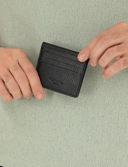 Erkek Siyah Deri Cüzdan - 50293577002