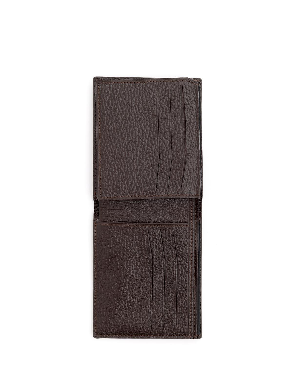 Erkek Kahverengi Deri Cüzdan - 50293578001