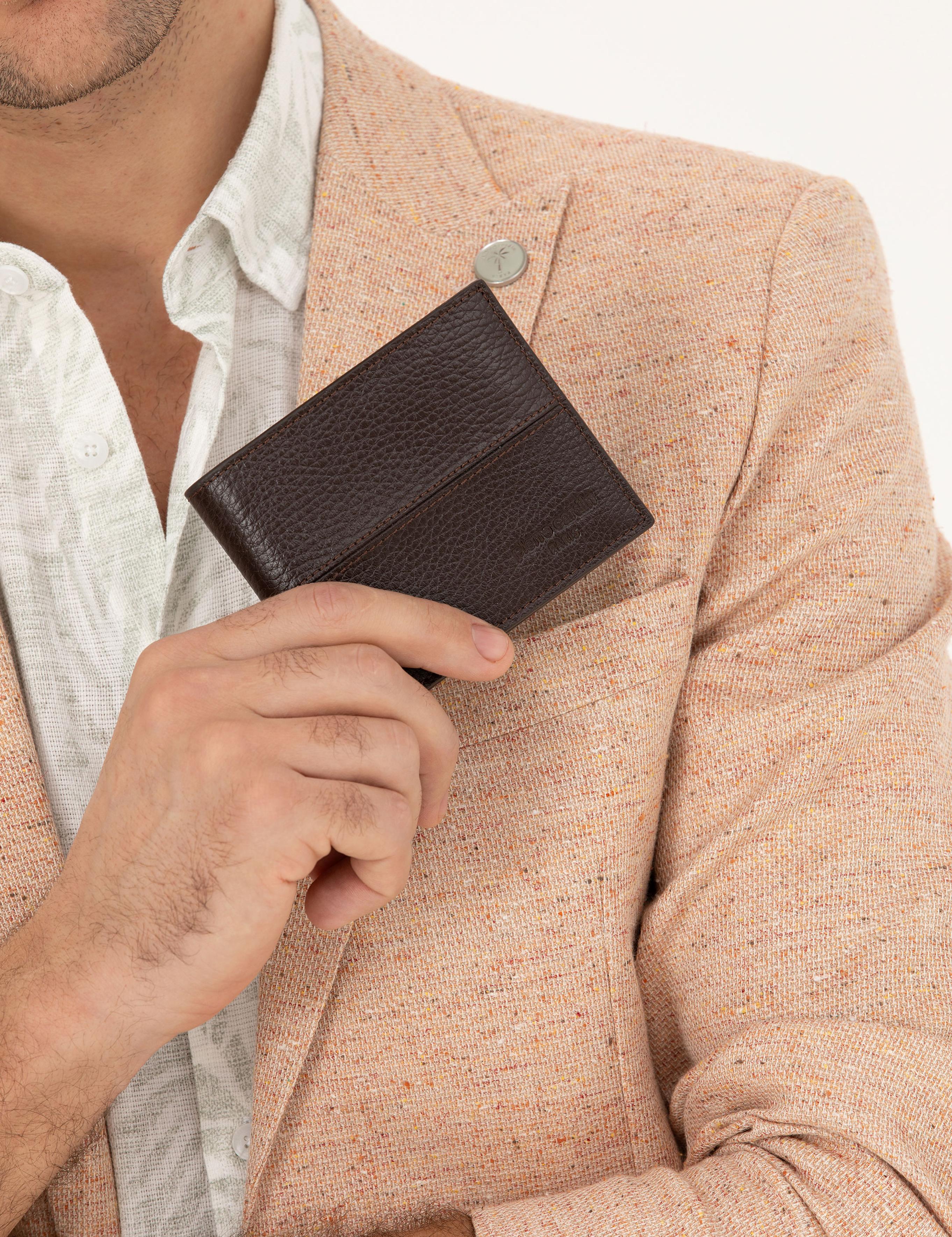 Erkek Kahverengi Deri Cüzdan