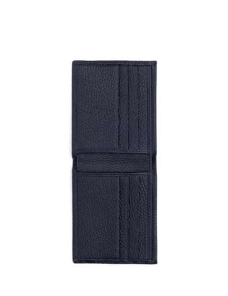 Erkek Lacivert Deri Cüzdan - 50293579002