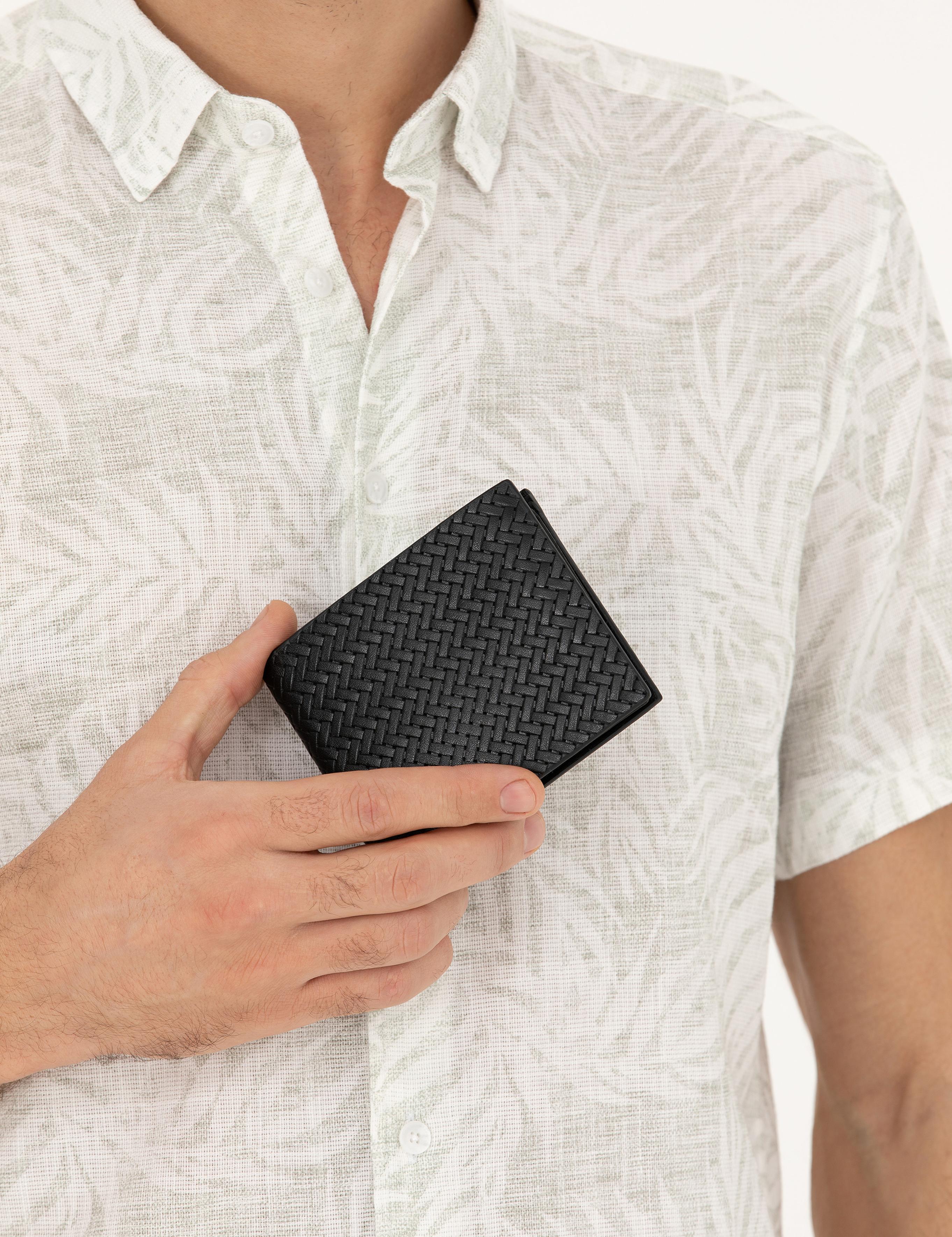 Erkek Siyah Deri Cüzdan