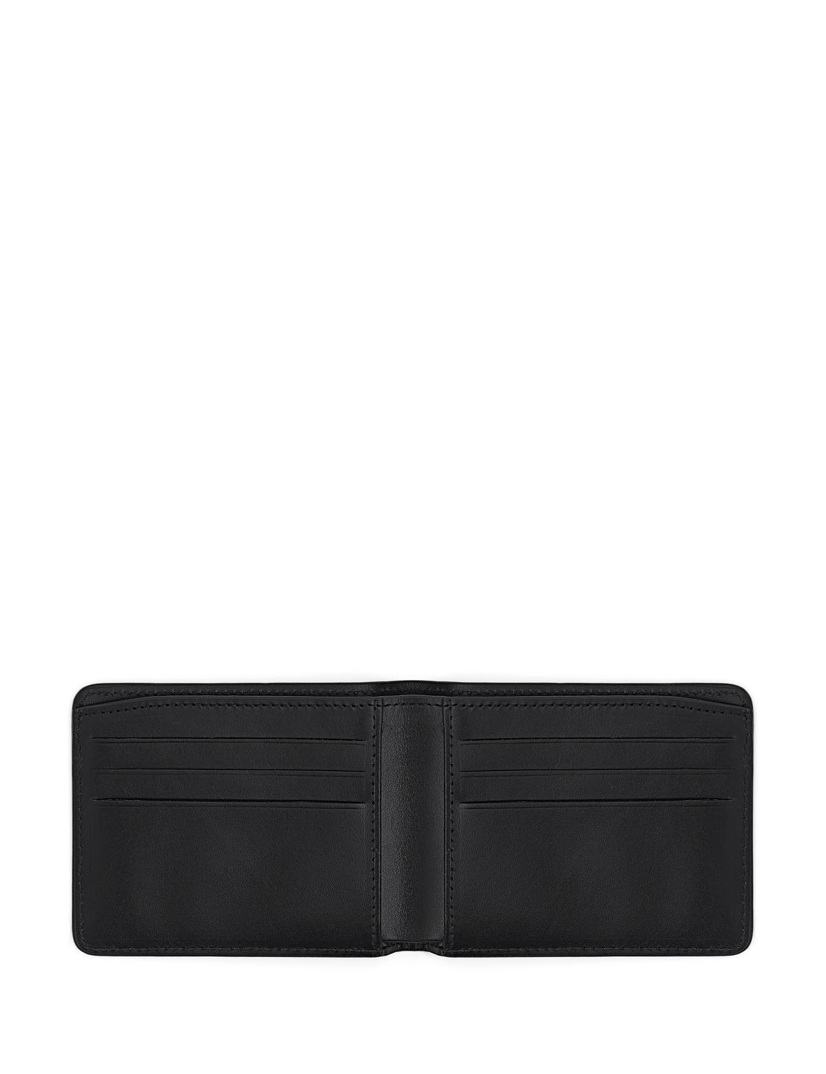 Erkek Siyah Deri Cüzdan - 50293583002