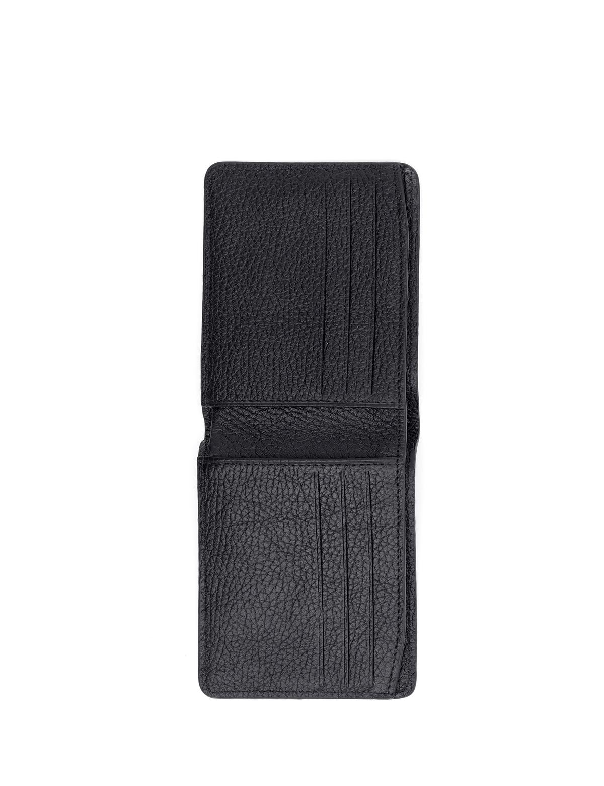 Erkek Siyah Deri Cüzdan - 50293584003