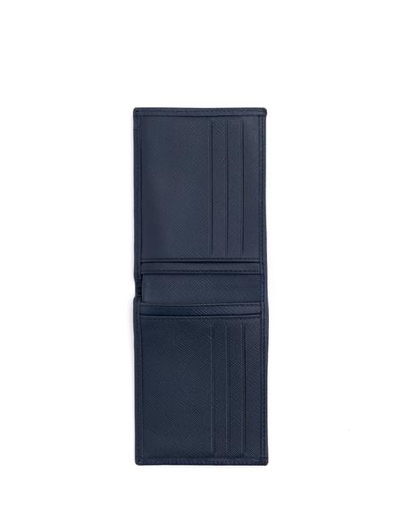 Erkek Lacivert Deri Cüzdan - 50293585002