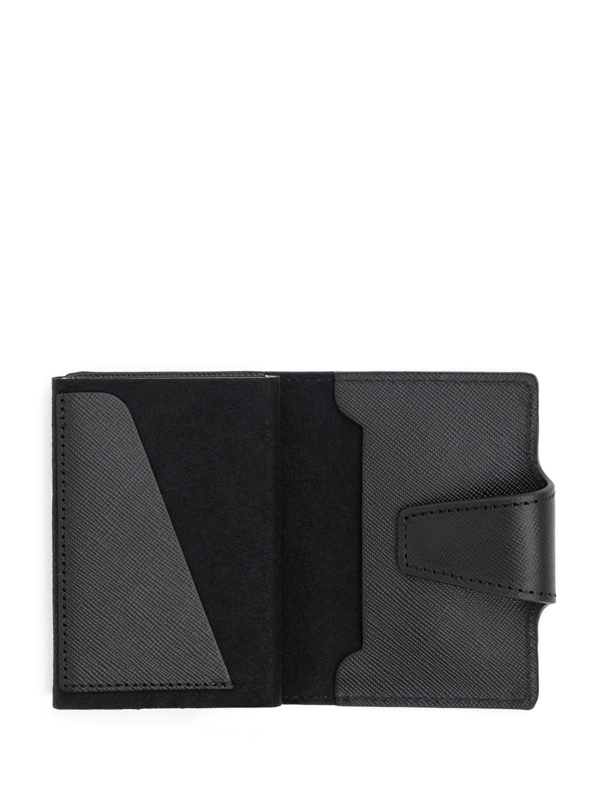 Erkek Siyah Deri Cüzdan - 50293589002