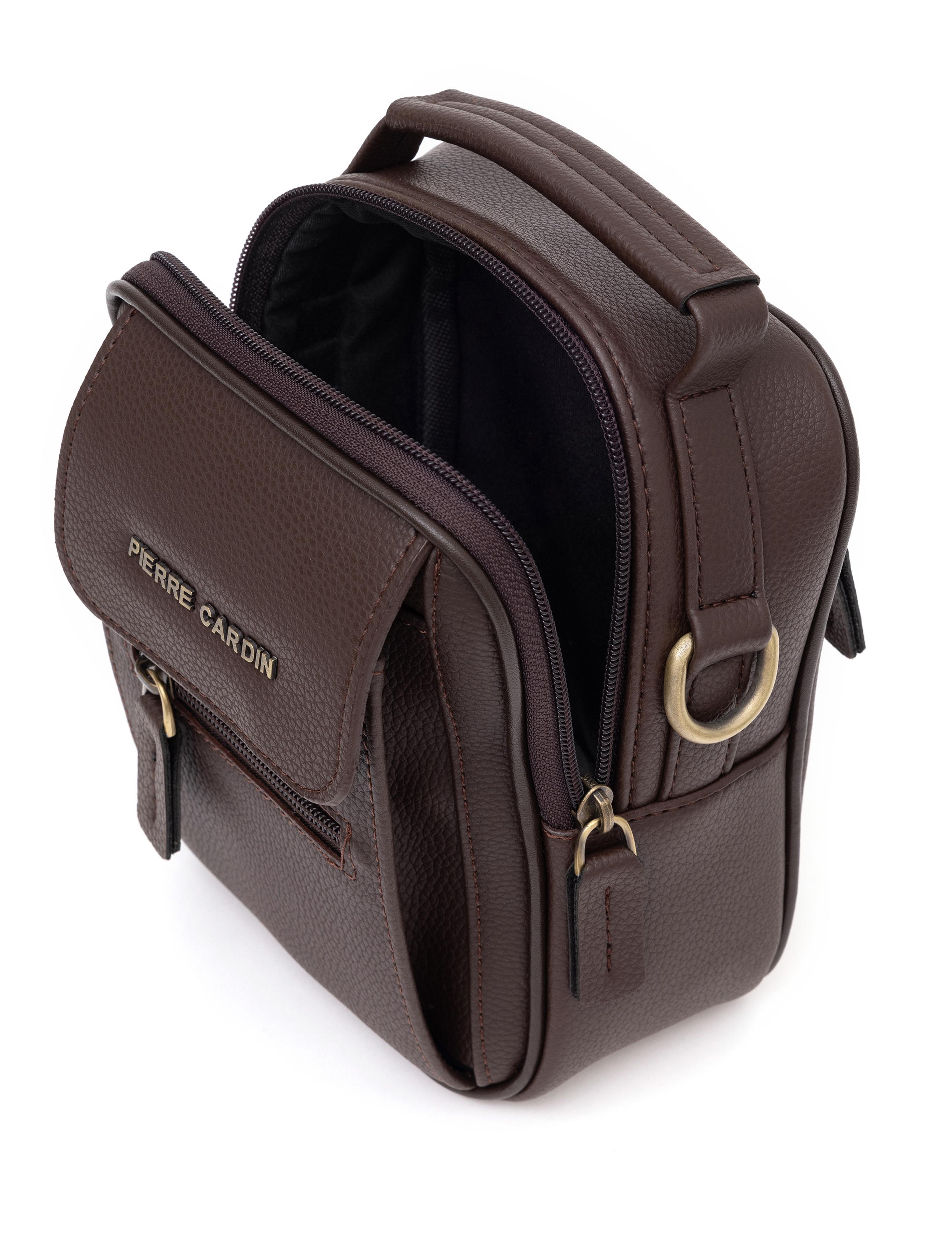 Erkek Kahverengi Askılı El Çantası