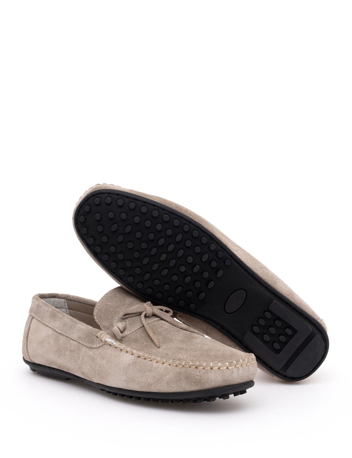 Bej %100 Deri Loafer - 50290437003