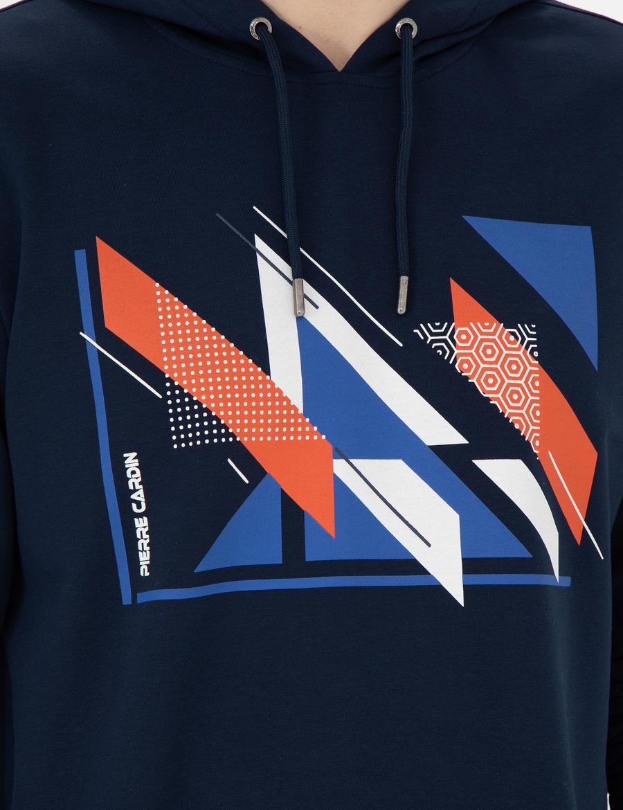 Lacivert Regular Fit Sweatshirt