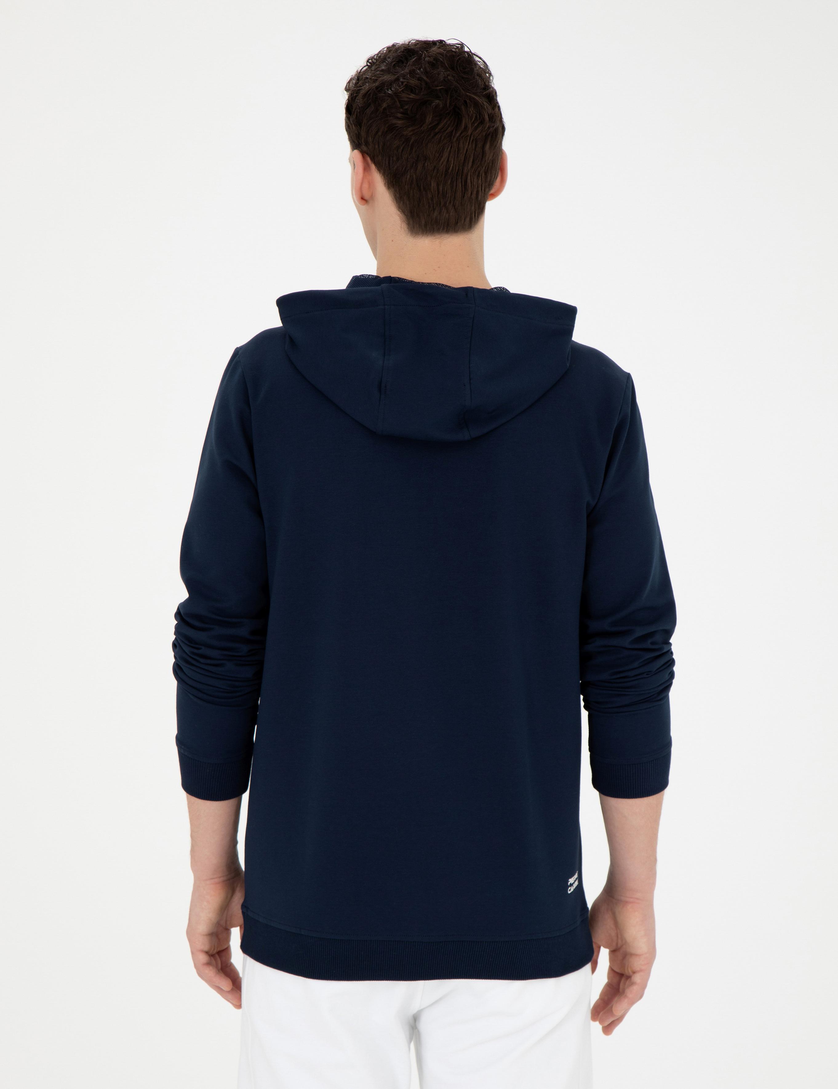 Lacivert Regular Fit Sweatshirt