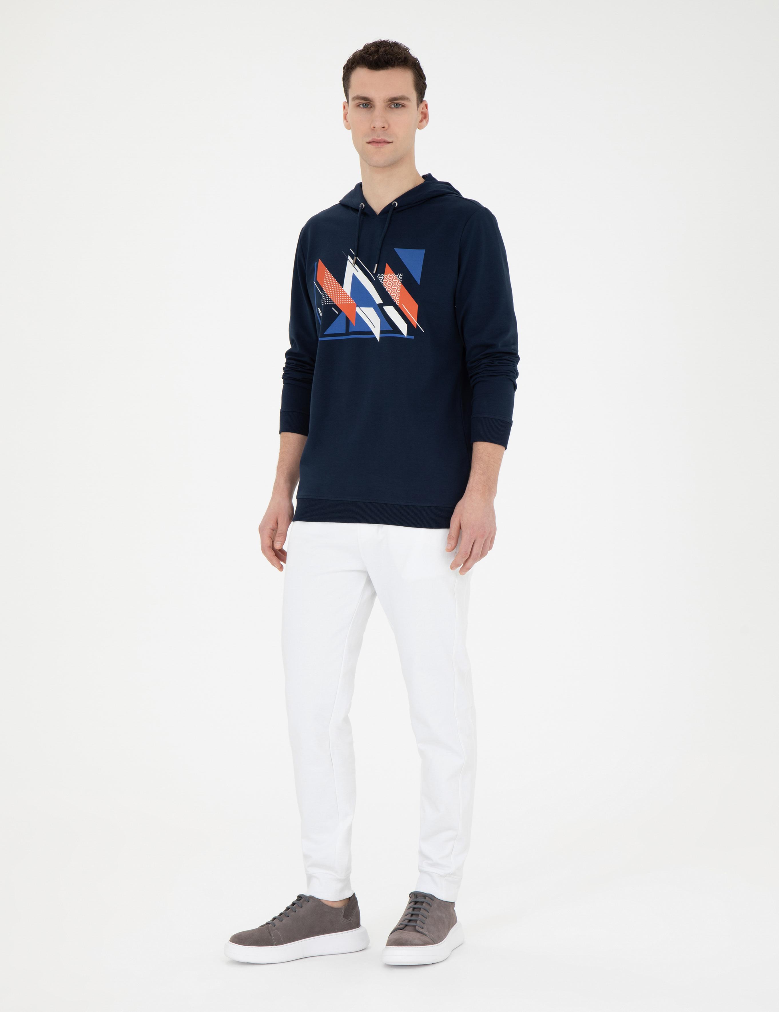 Lacivert Regular Fit Sweatshirt