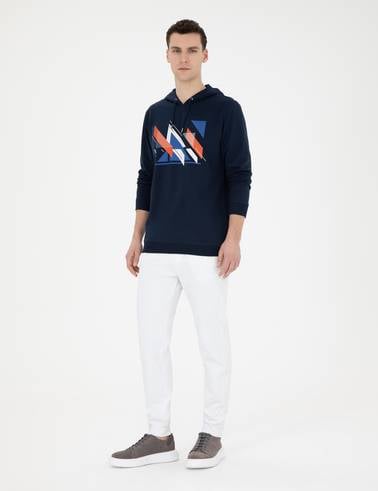 Lacivert Regular Fit Sweatshirt