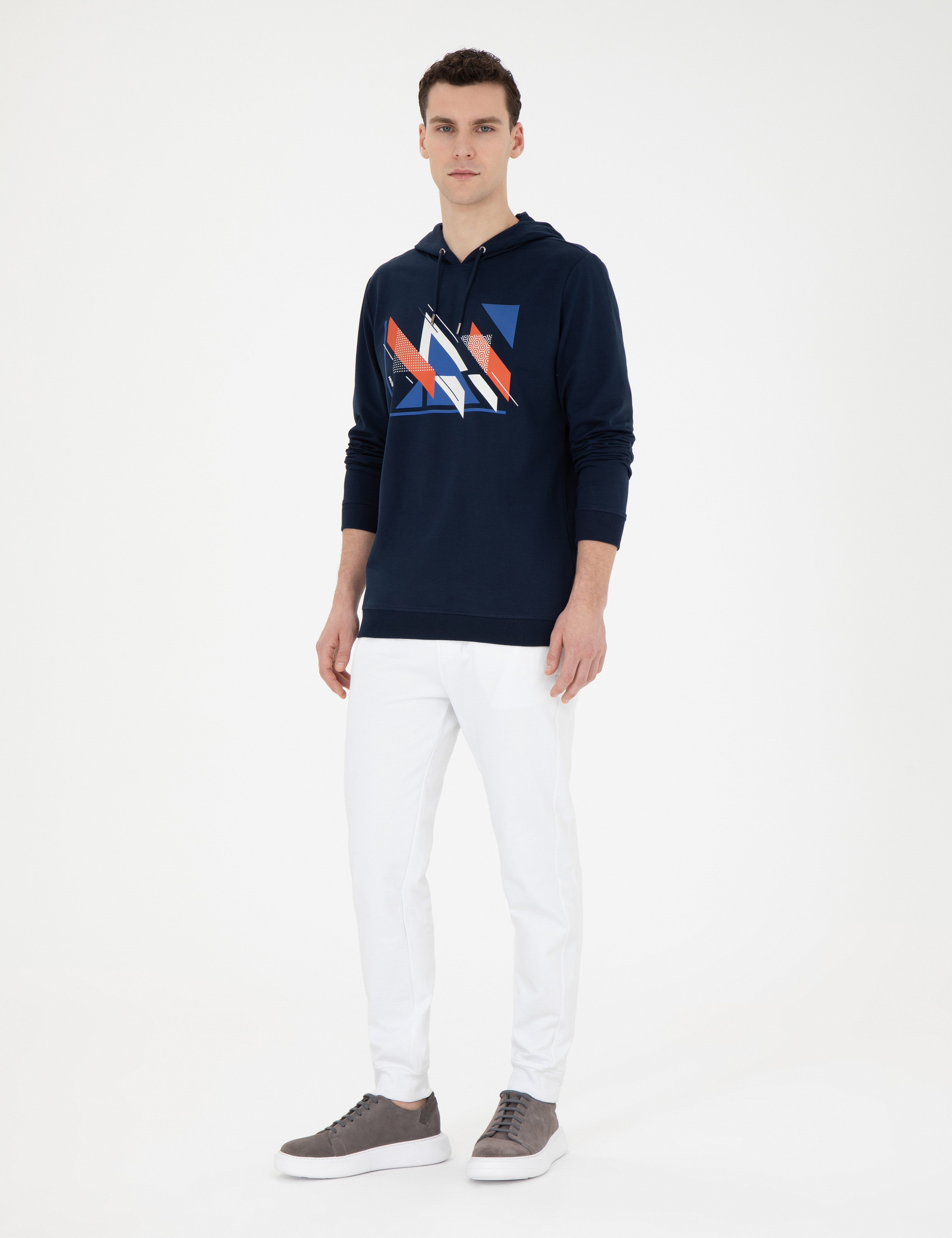 Lacivert Regular Fit Sweatshirt - Image 4