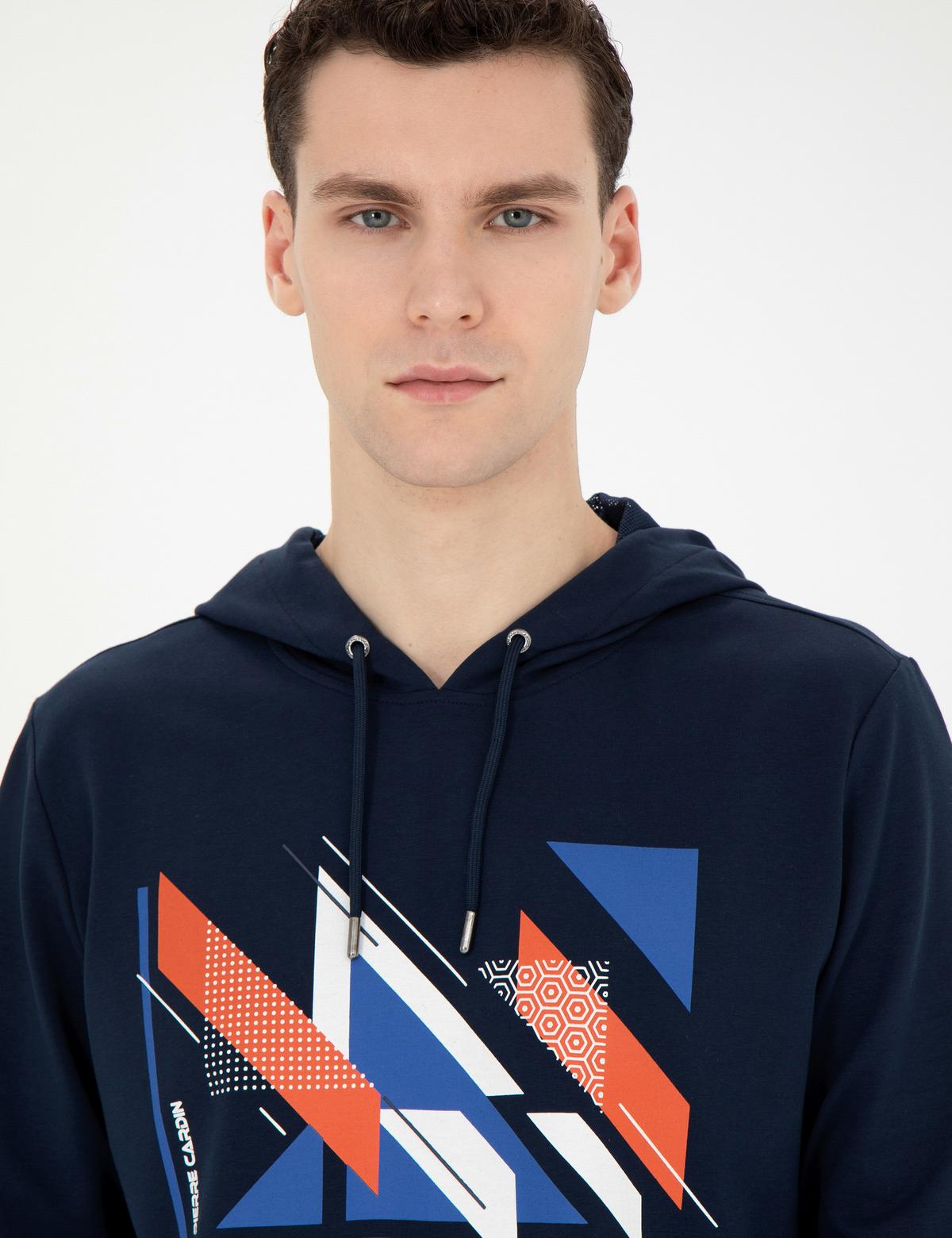 Lacivert Regular Fit Sweatshirt - 50275688025