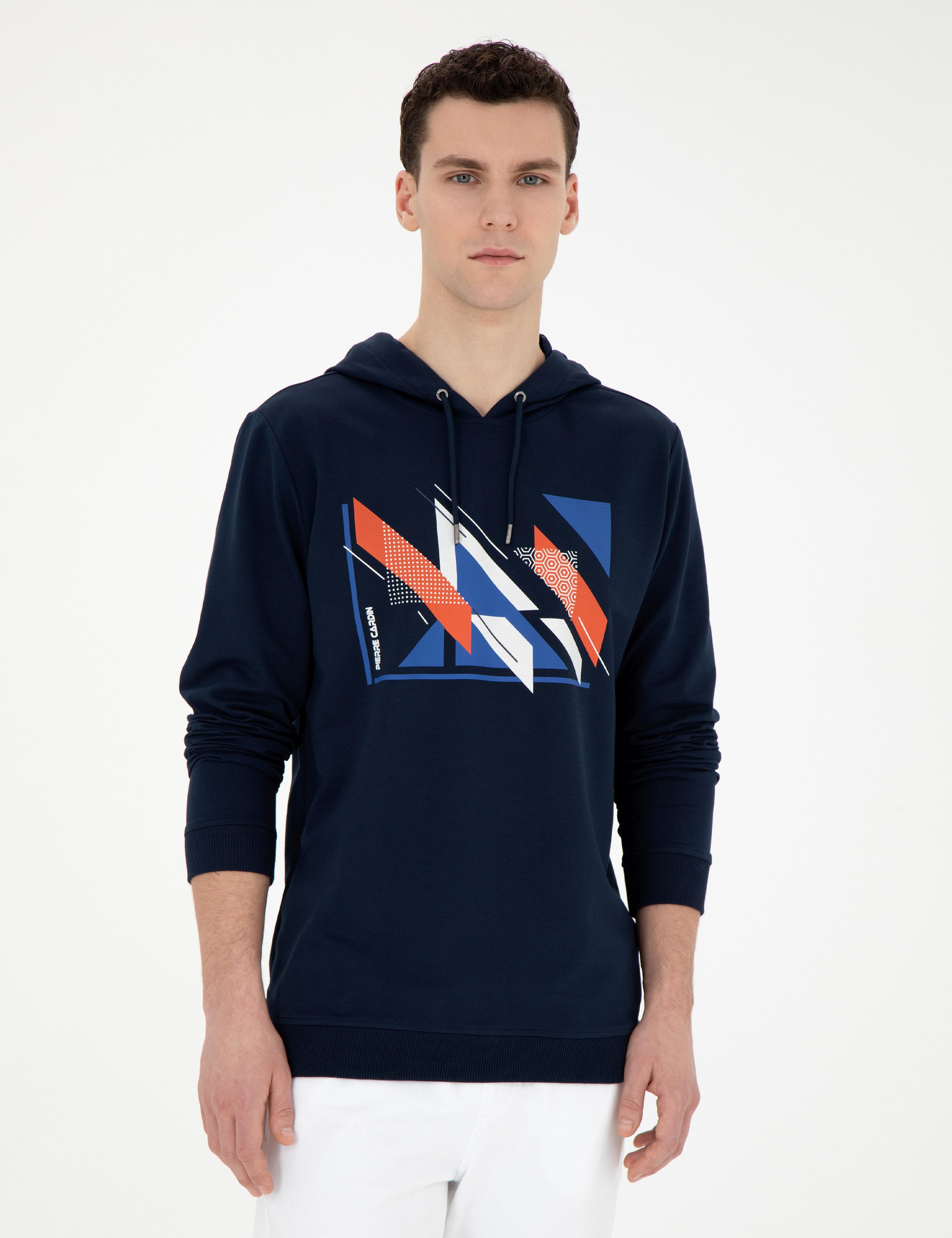 Lacivert Regular Fit Sweatshirt
