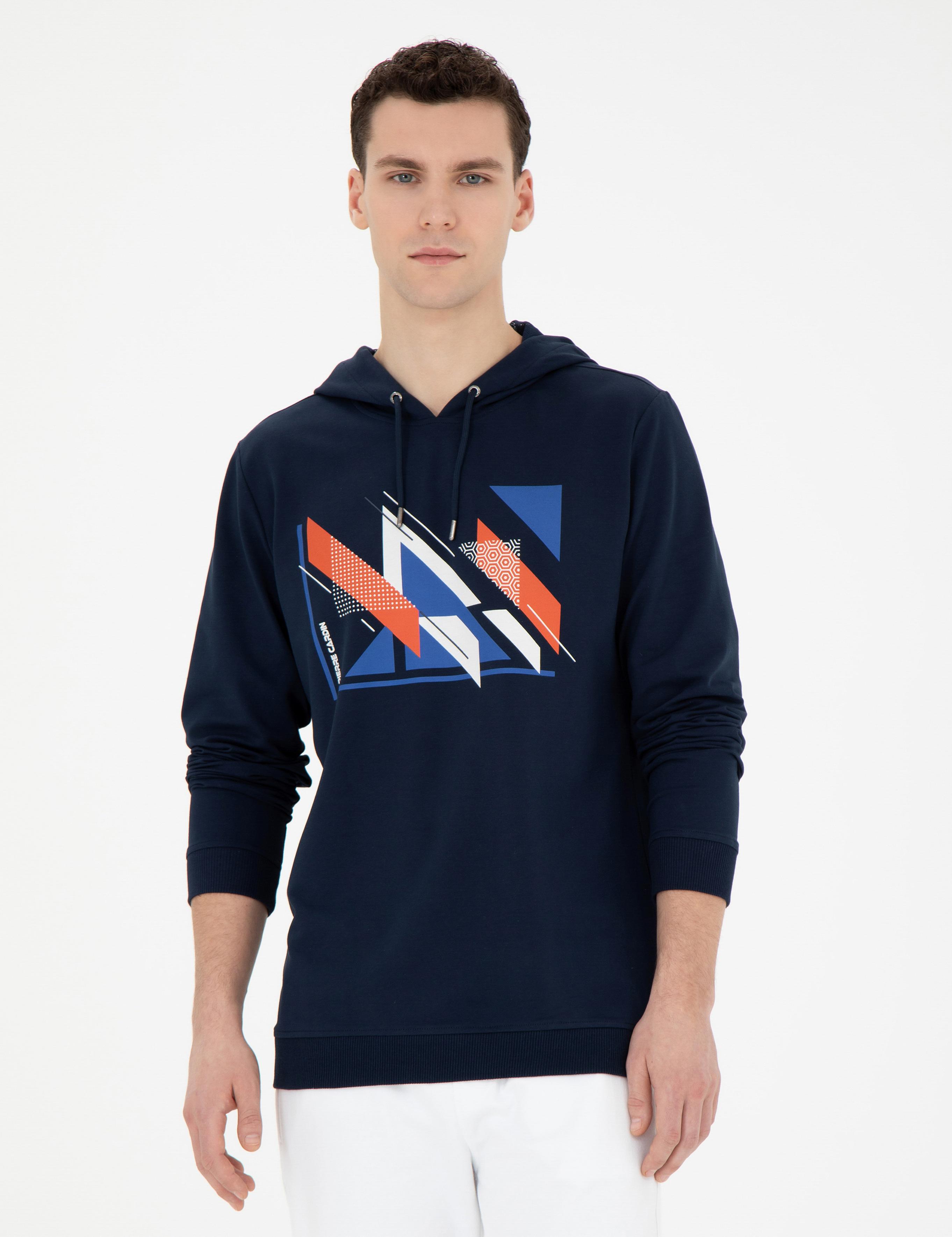 Lacivert Regular Fit Sweatshirt