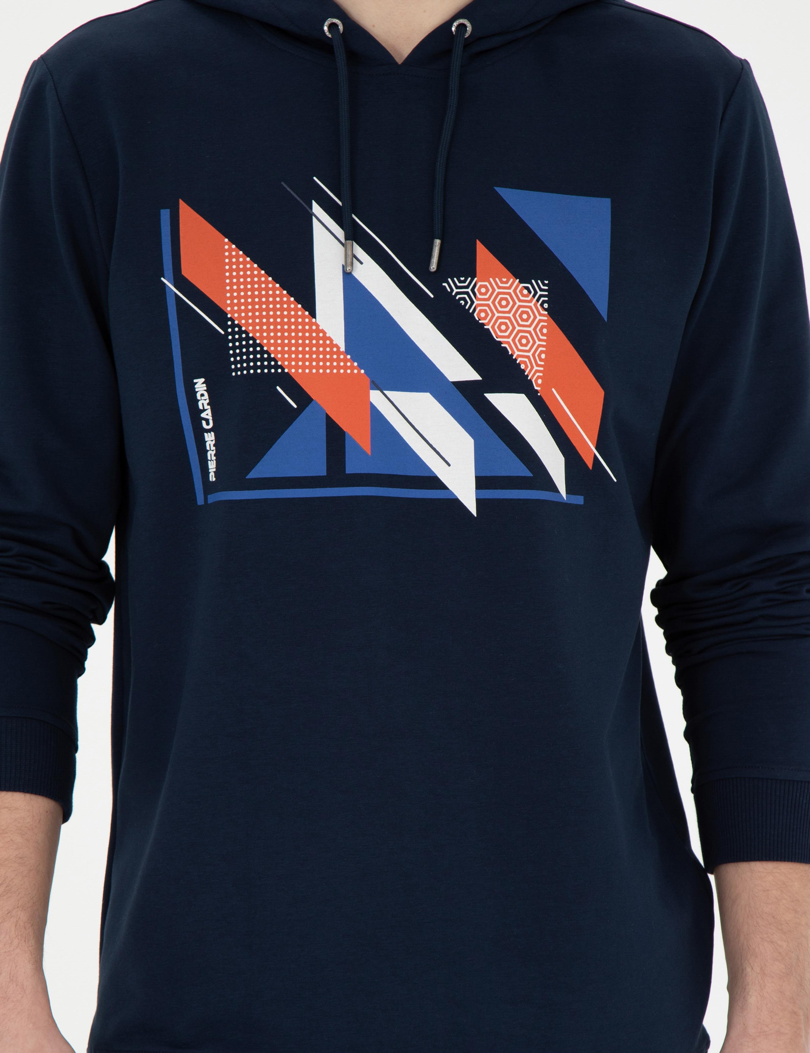 Lacivert Regular Fit Sweatshirt