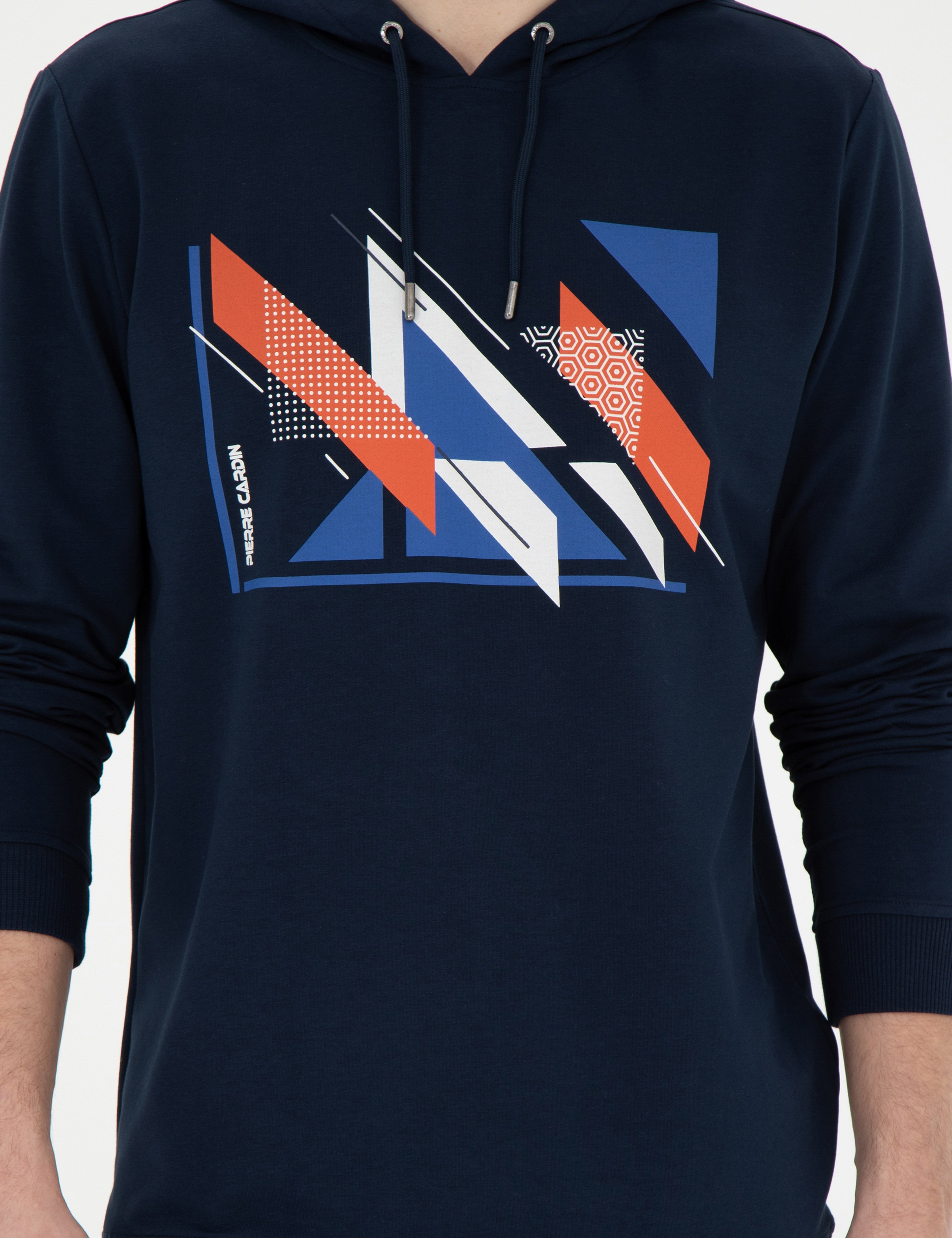 Lacivert Regular Fit Sweatshirt - Image 6