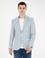 Açık Mavi Slim Fit Ceket