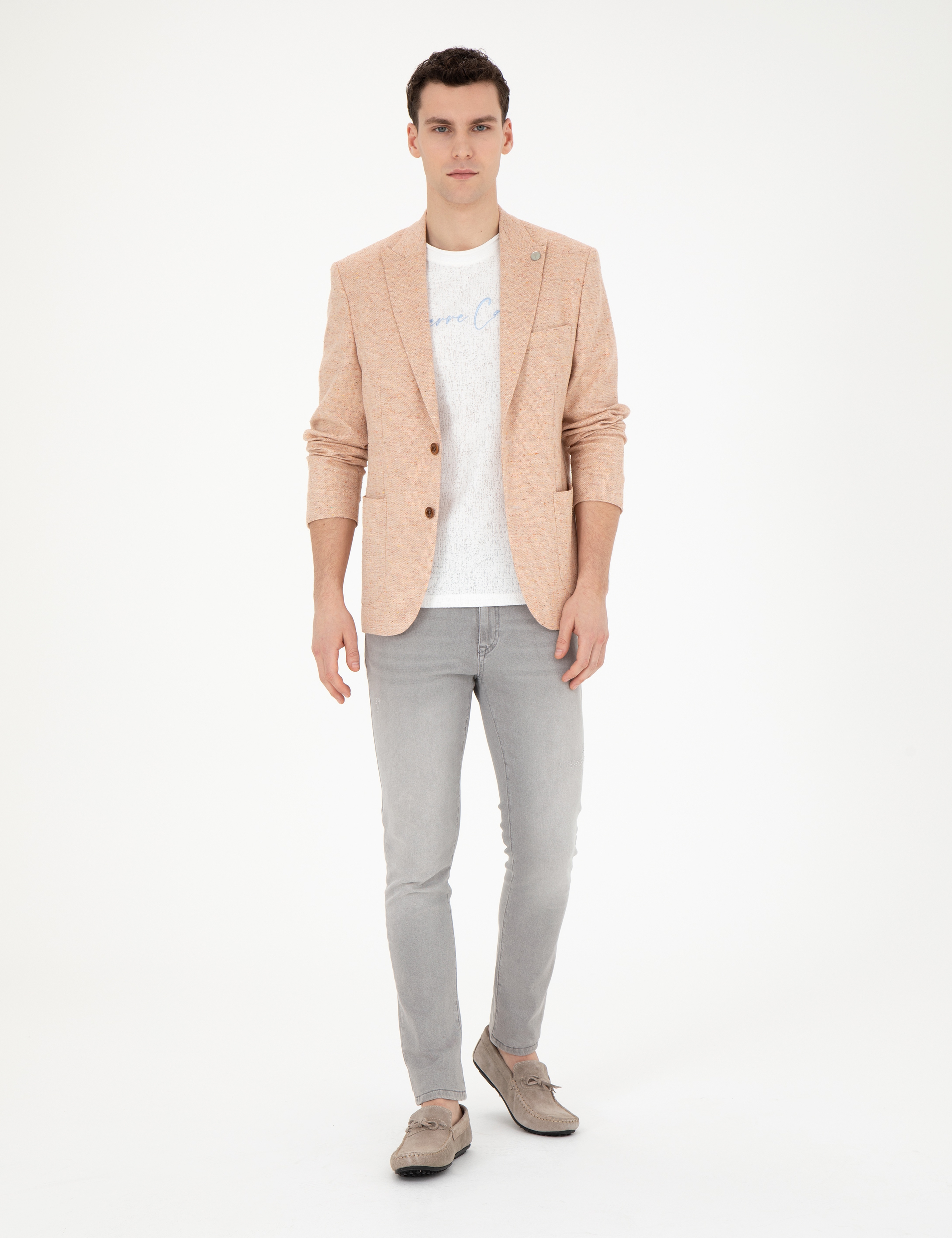 Nar Çiçeği Slim Fit Ceket