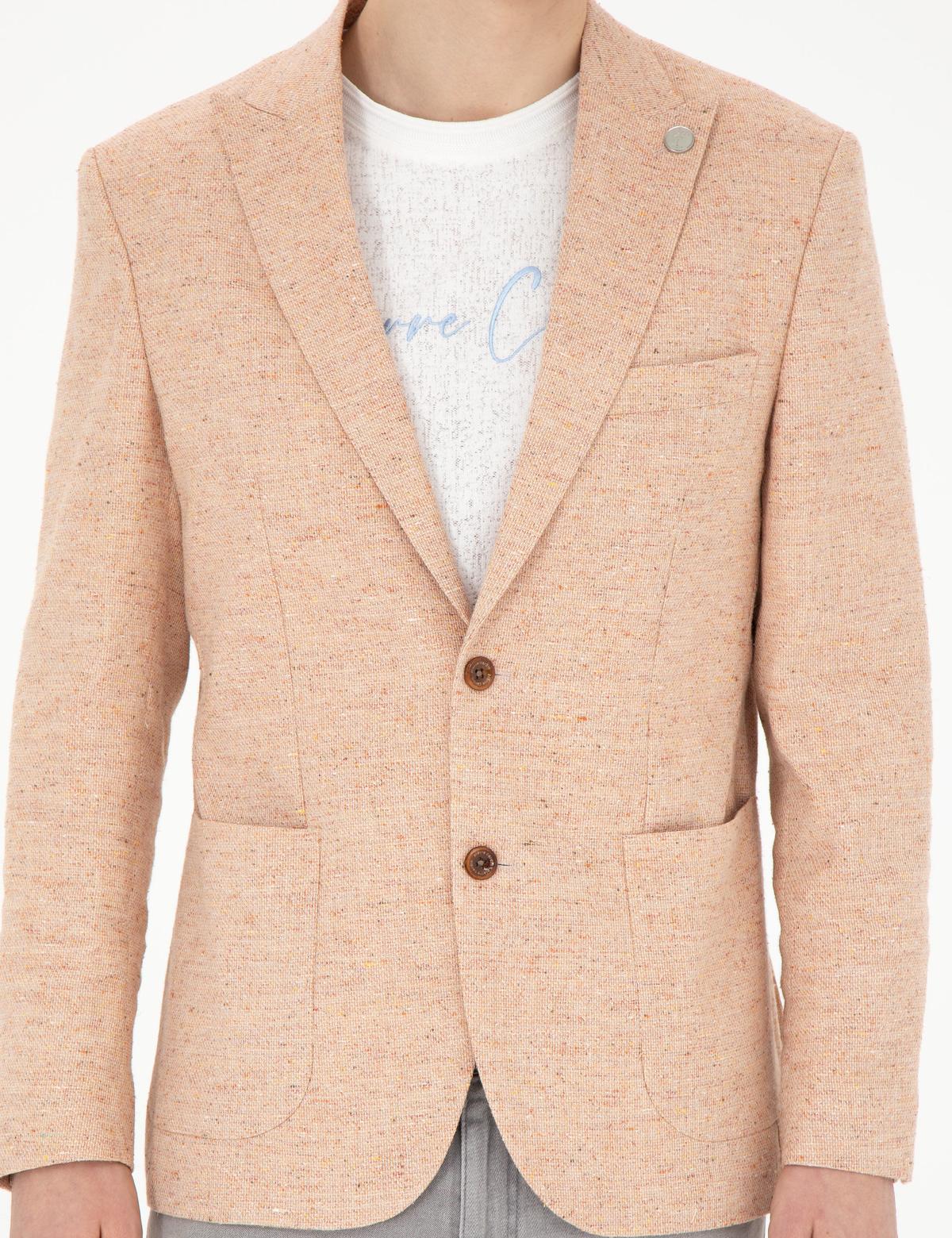 Nar Çiçeği Slim Fit Ceket - 50284965041