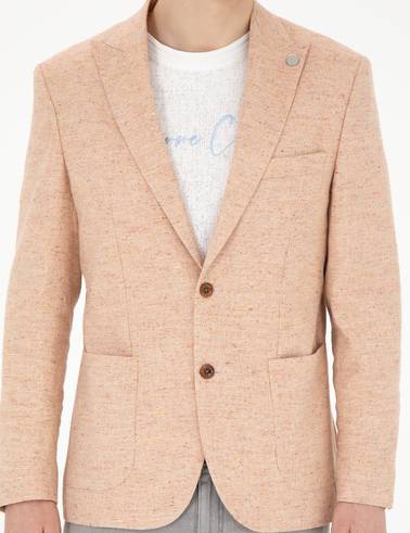 Nar Çiçeği Slim Fit Ceket