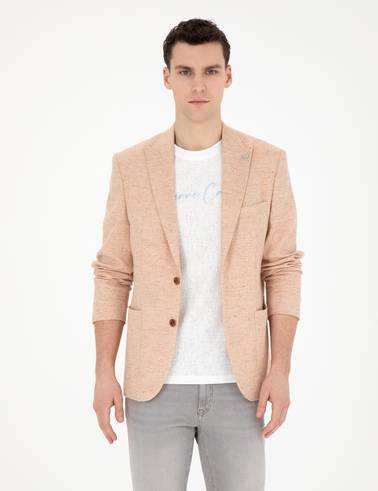 Nar Çiçeği Slim Fit Ceket