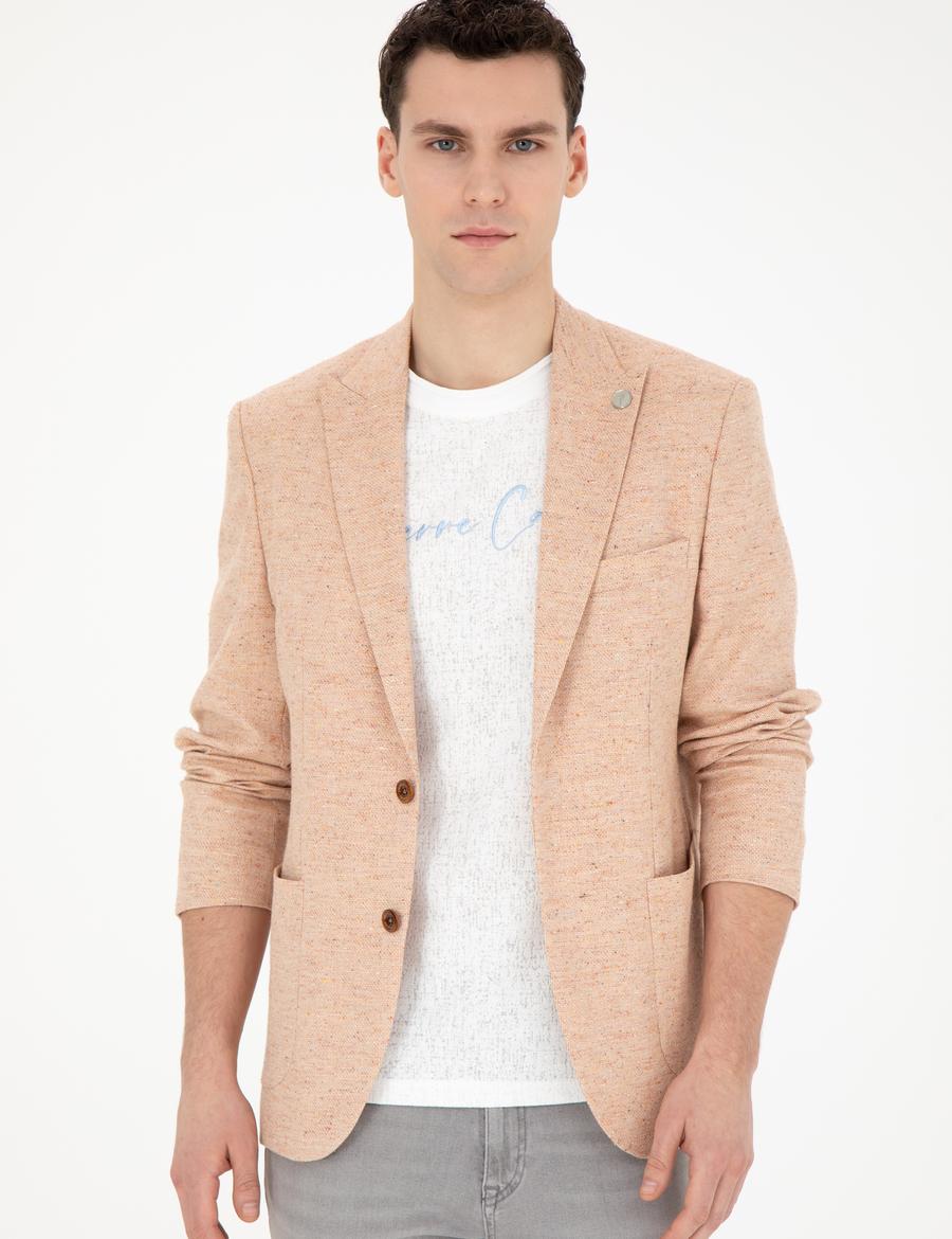 Nar Çiçeği Slim Fit Ceket