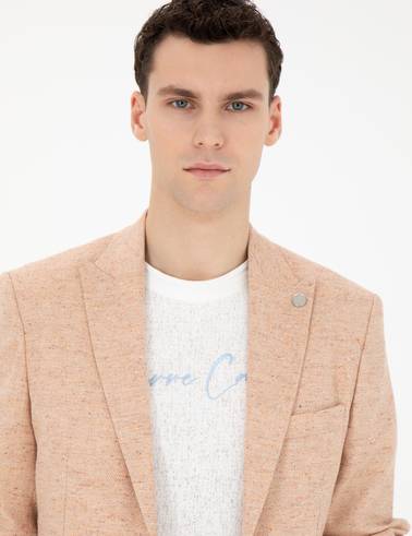 Nar Çiçeği Slim Fit Ceket