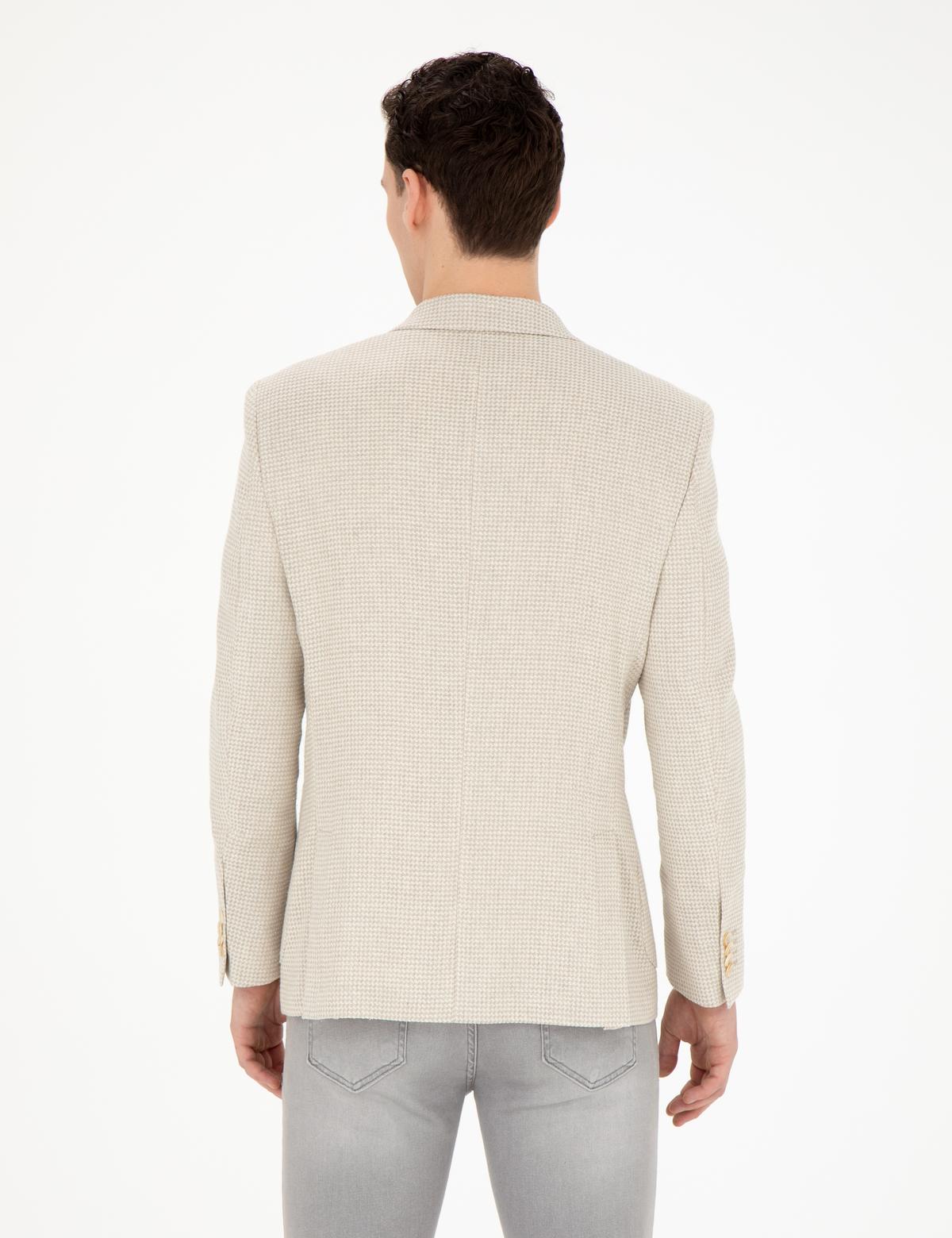 Bej Ex. Slim Fit Ceket - 50285116023