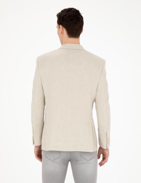 Bej Ex. Slim Fit Ceket - 50285116023