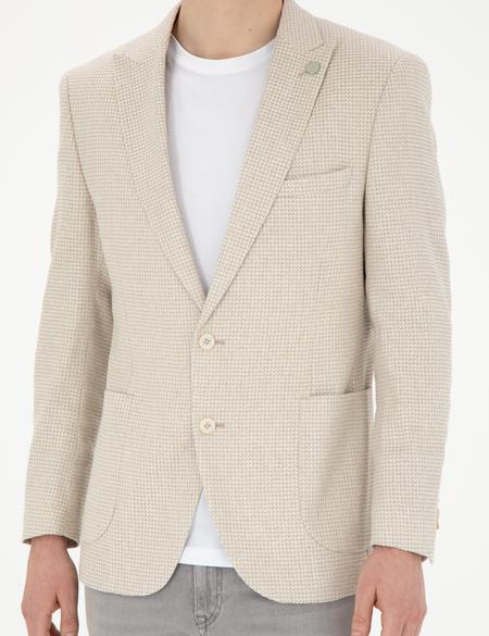 Bej Ex. Slim Fit Ceket - 50285116023