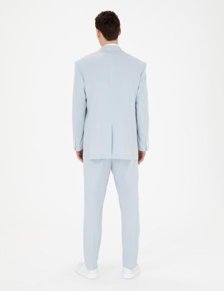 Açık Mavi Oversize Takım Elbise - 50285315080