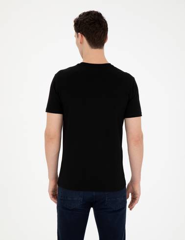 Siyah Slim Fit Tişört
