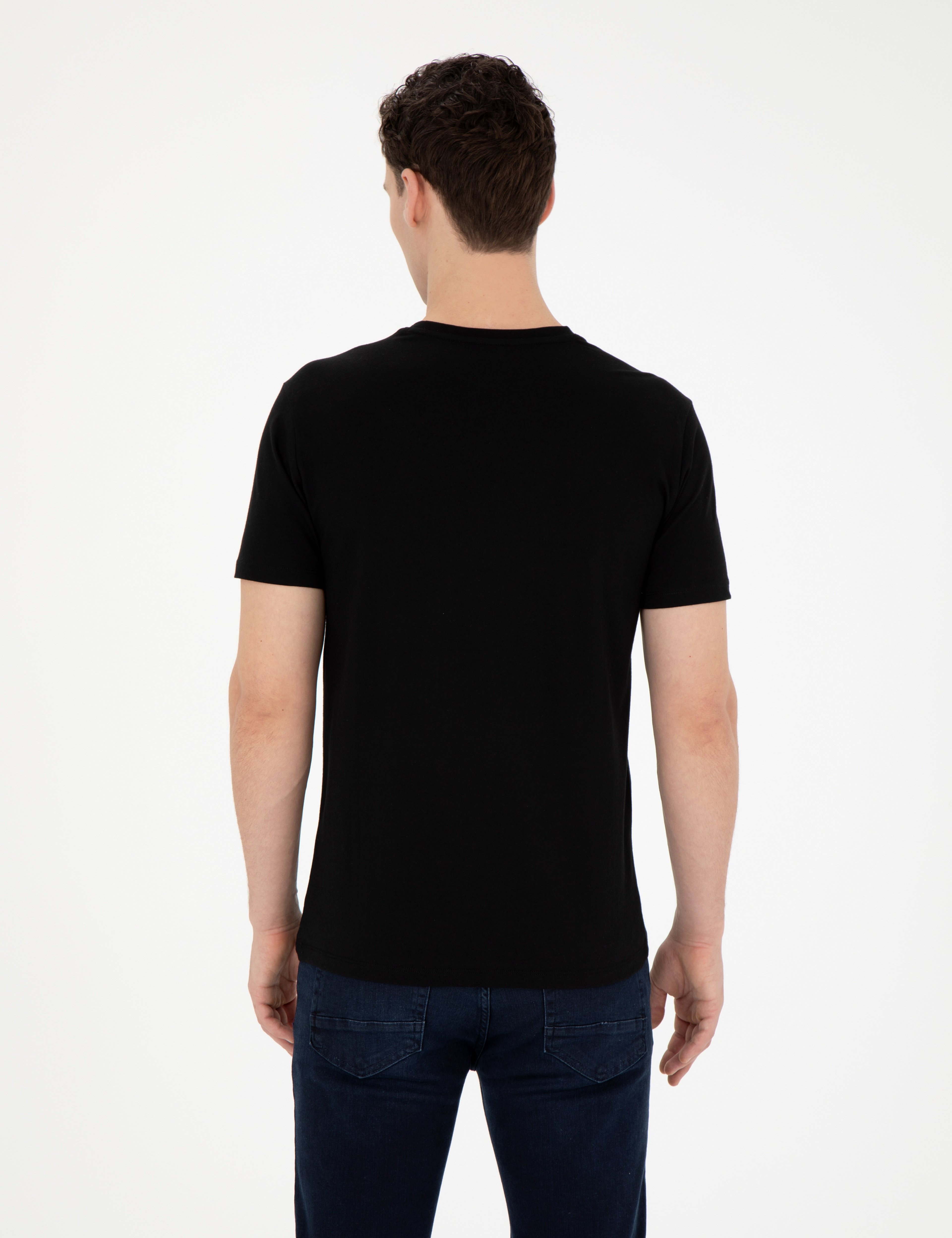 Siyah Slim Fit Tişört