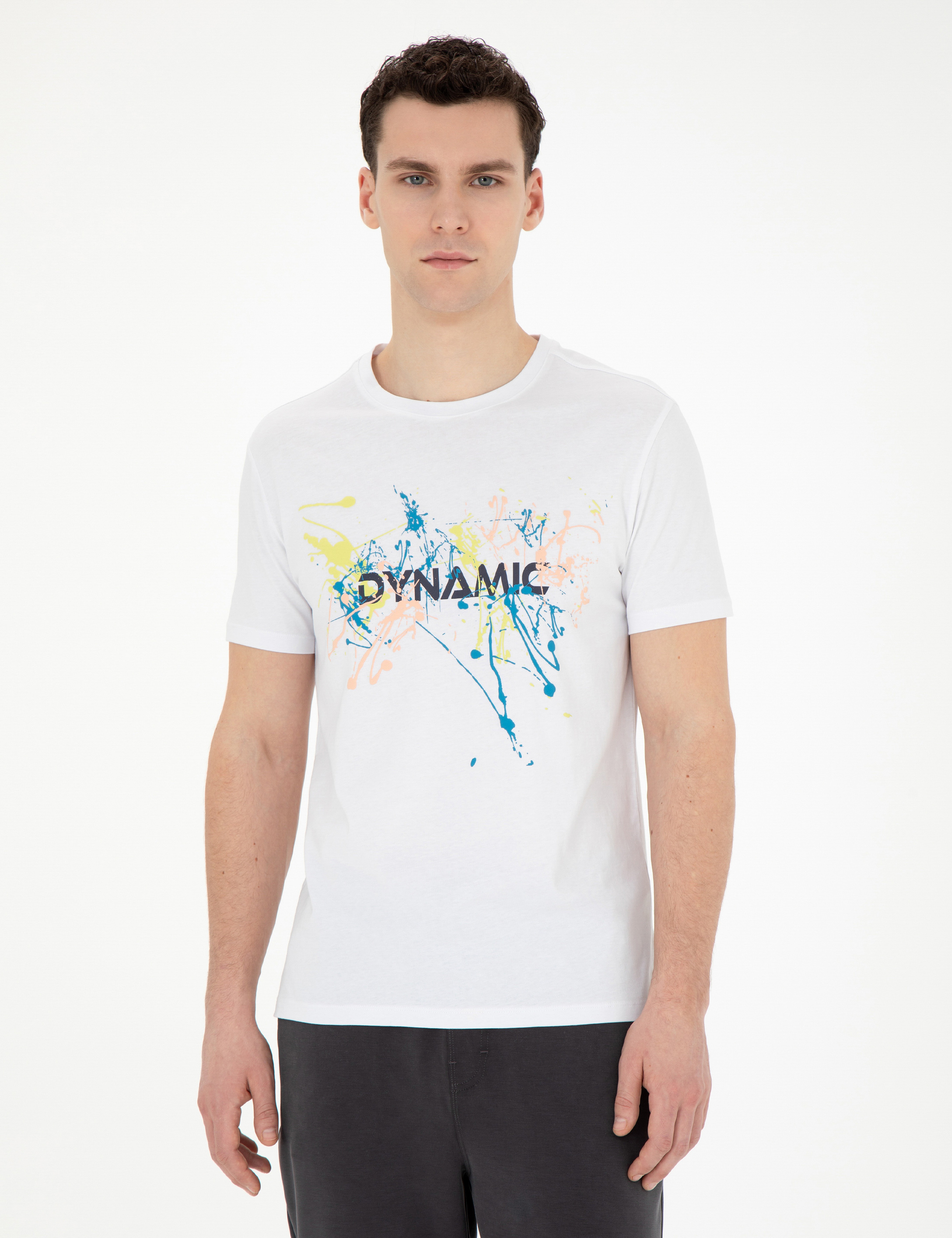 Beyaz Slim Fit Tişört